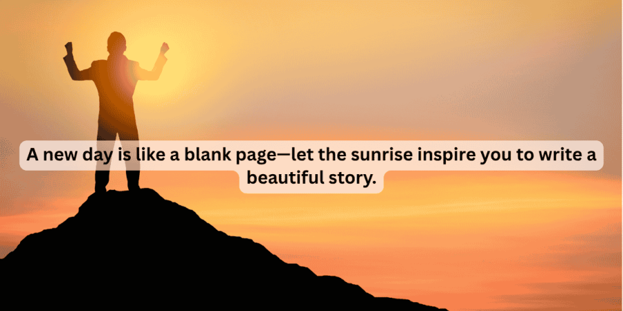 blessing for sunrise and quote