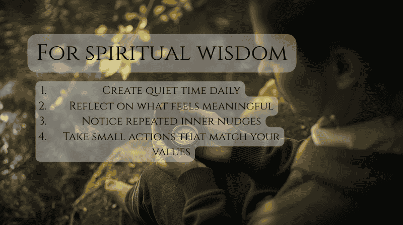 Spiritual Wisdom for Finding Purpose and Clarity