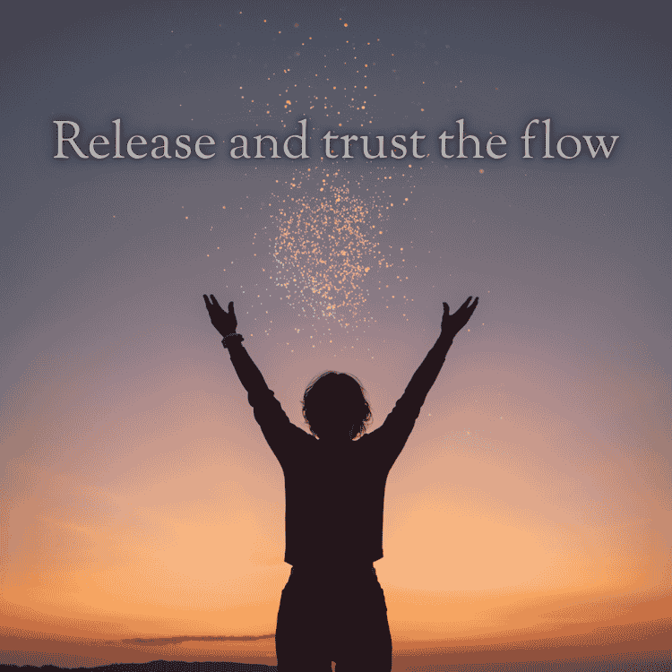 Letting go healing moment